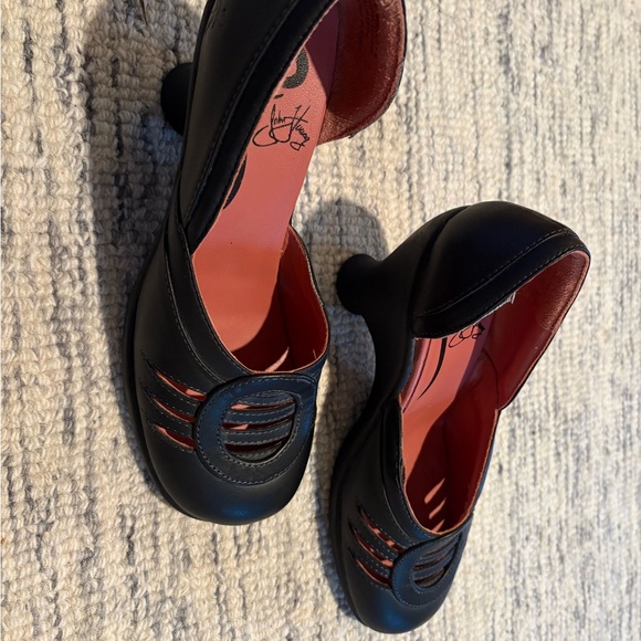 Vintage John Fluevog Black Women's Friends Size 7.5 - Picture 3 of 5